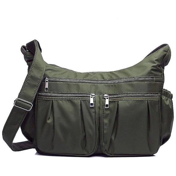 Crossbody Purses for Women Shoulder Handbags Lightweight Army Green - Large